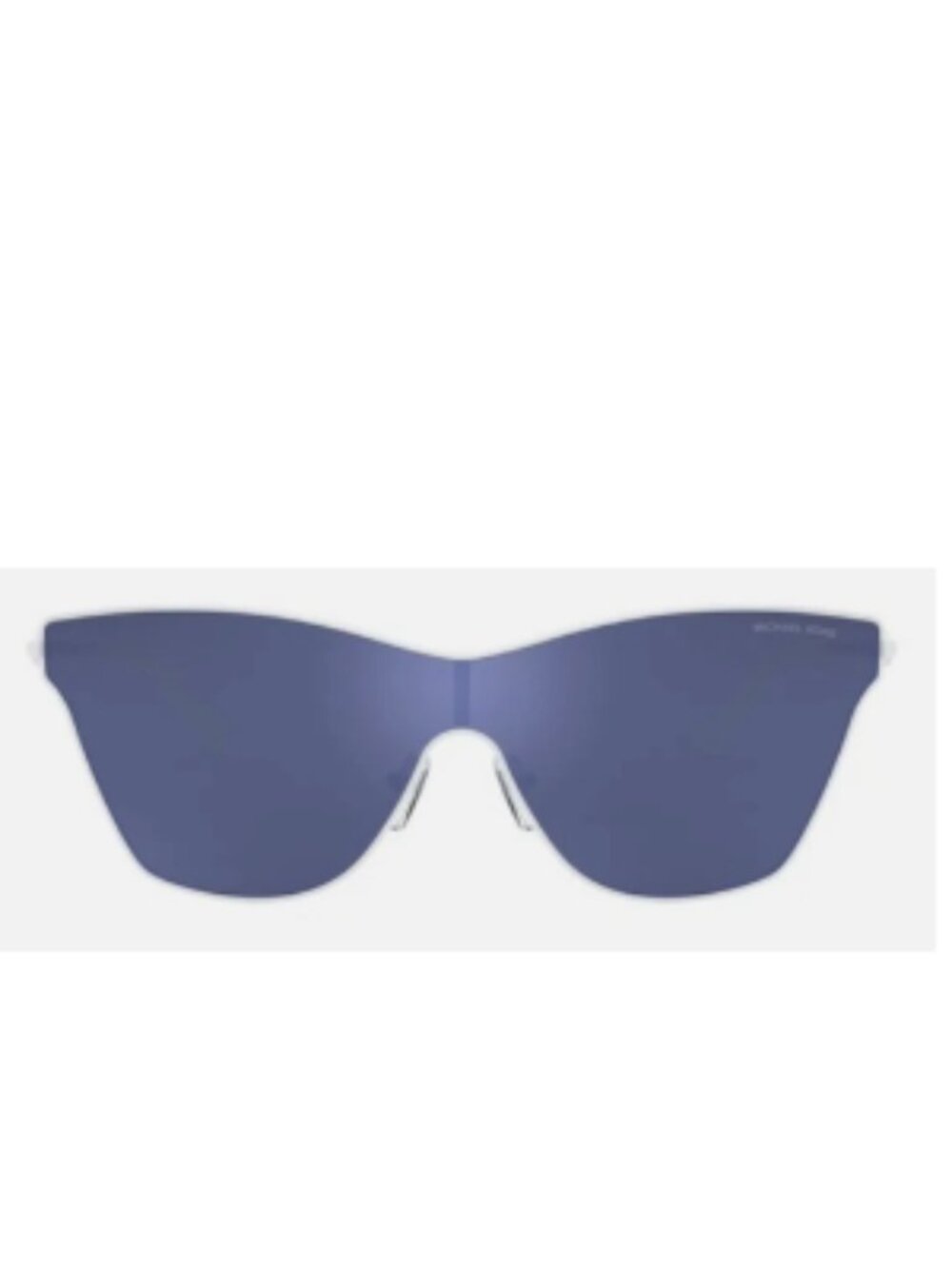 Michael Kors Women’s Larissa MK1063 Shield/Butterfly Sunglasses Blue/White